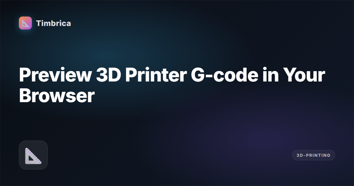 G-code Viewer Online | Tembrica